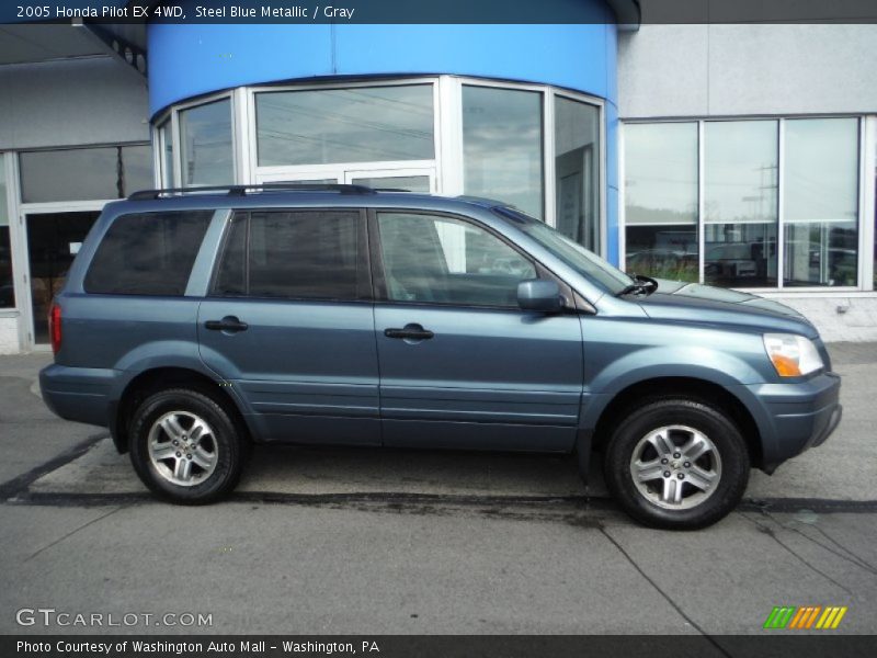 Steel Blue Metallic / Gray 2005 Honda Pilot EX 4WD