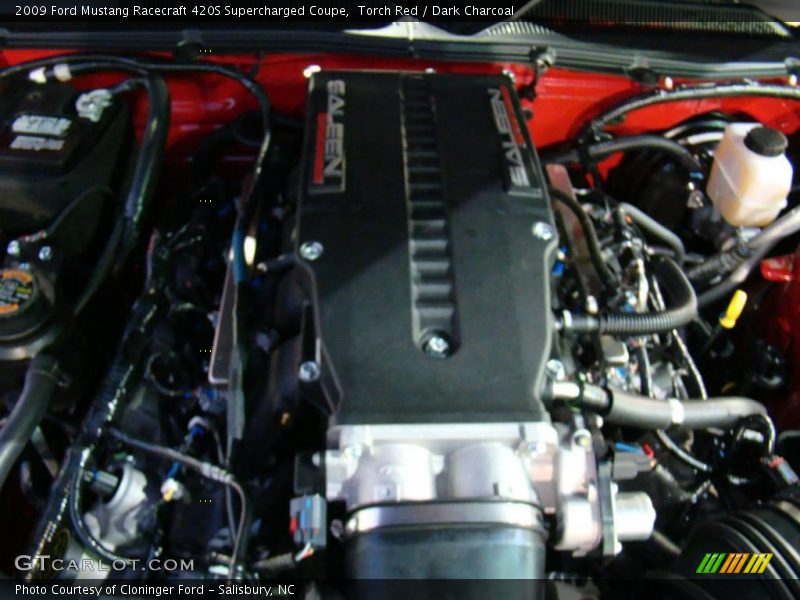 Torch Red / Dark Charcoal 2009 Ford Mustang Racecraft 420S Supercharged Coupe