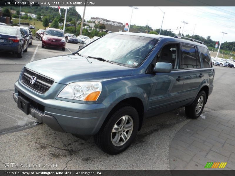 Steel Blue Metallic / Gray 2005 Honda Pilot EX 4WD