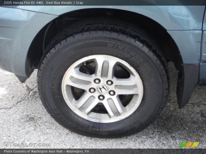 Steel Blue Metallic / Gray 2005 Honda Pilot EX 4WD