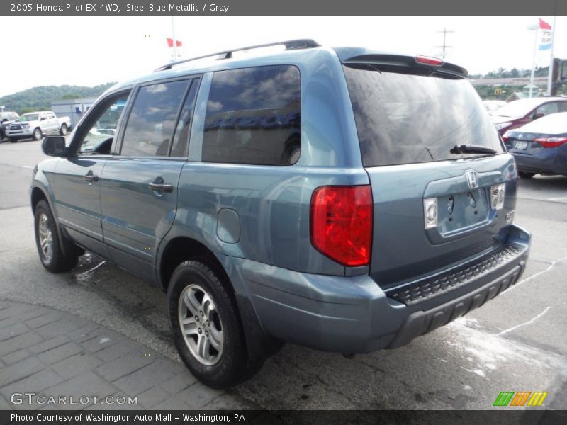 Steel Blue Metallic / Gray 2005 Honda Pilot EX 4WD