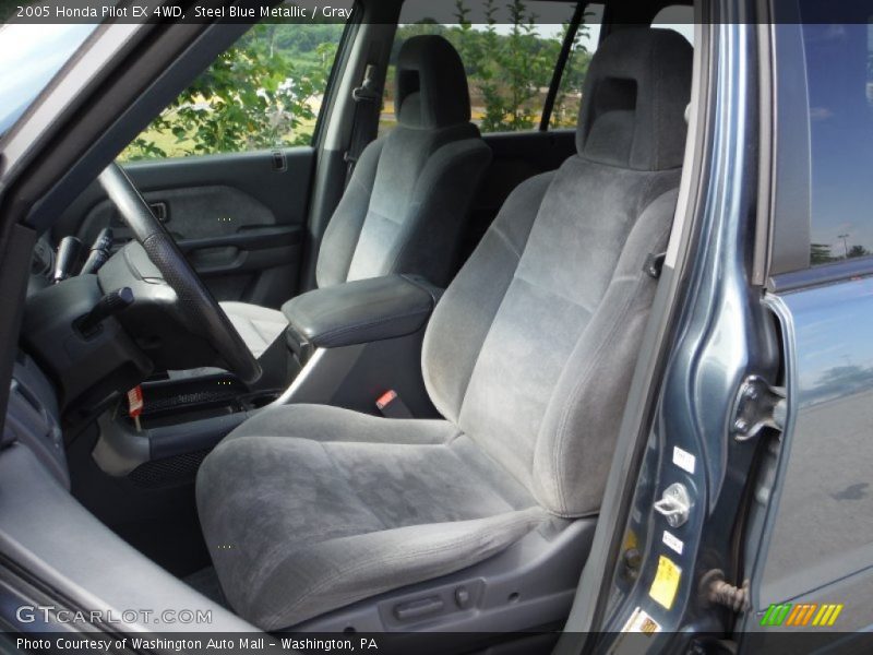 Steel Blue Metallic / Gray 2005 Honda Pilot EX 4WD