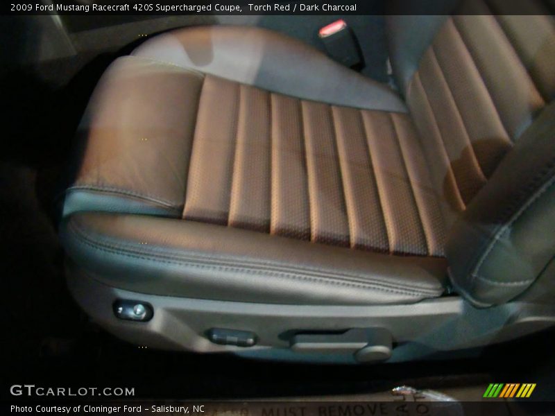 Torch Red / Dark Charcoal 2009 Ford Mustang Racecraft 420S Supercharged Coupe