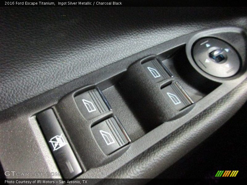 Ingot Silver Metallic / Charcoal Black 2016 Ford Escape Titanium