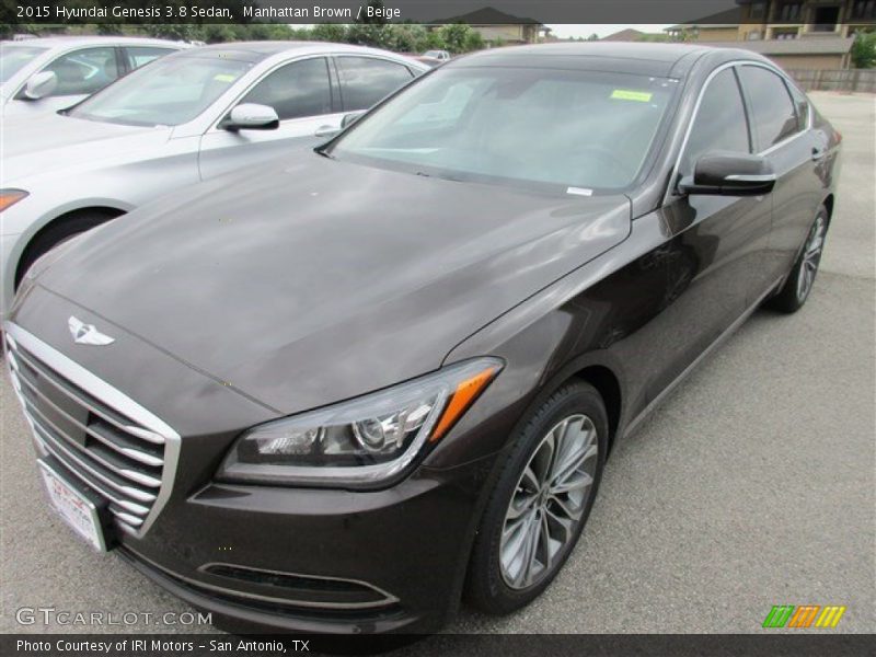 Front 3/4 View of 2015 Genesis 3.8 Sedan