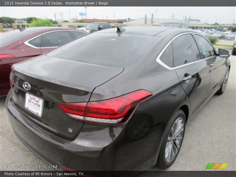 Manhattan Brown / Beige 2015 Hyundai Genesis 3.8 Sedan