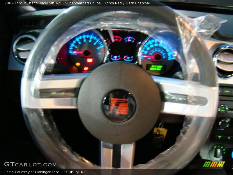 Torch Red / Dark Charcoal 2009 Ford Mustang Racecraft 420S Supercharged Coupe