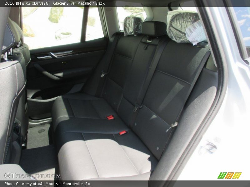 Glacier Silver Metallic / Black 2016 BMW X3 xDrive28i