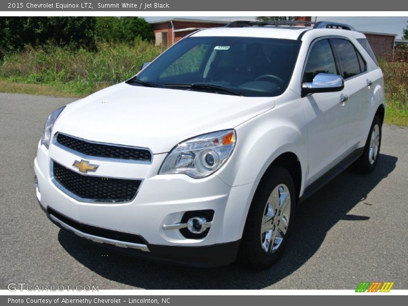 Summit White / Jet Black 2015 Chevrolet Equinox LTZ