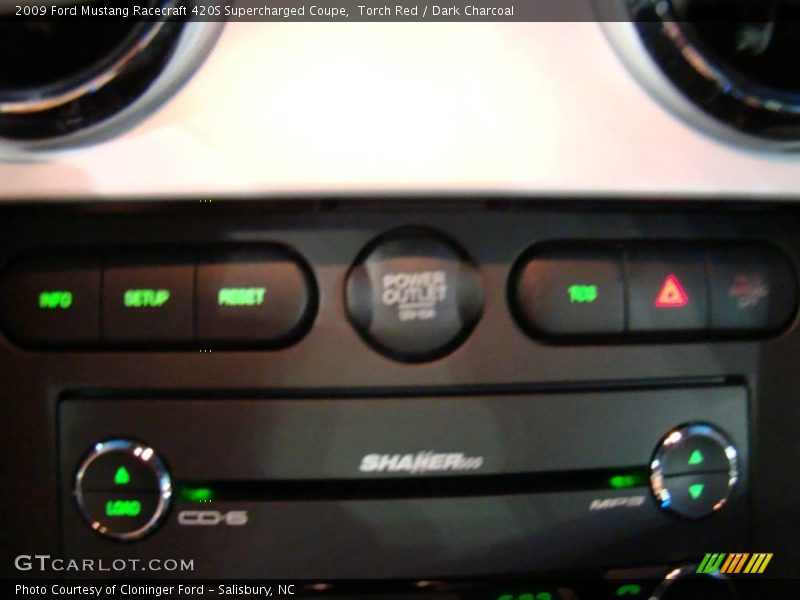 Torch Red / Dark Charcoal 2009 Ford Mustang Racecraft 420S Supercharged Coupe