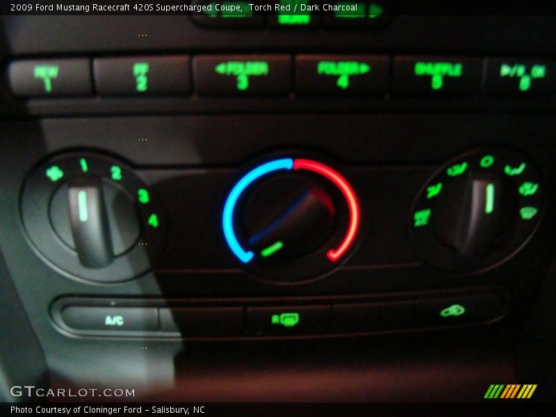 Torch Red / Dark Charcoal 2009 Ford Mustang Racecraft 420S Supercharged Coupe