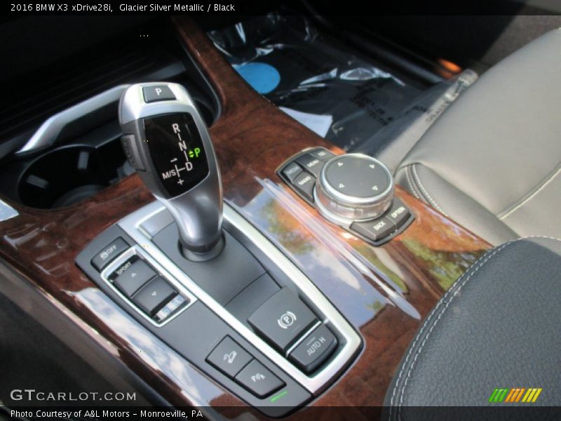 Glacier Silver Metallic / Black 2016 BMW X3 xDrive28i