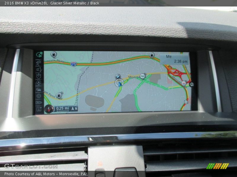 Glacier Silver Metallic / Black 2016 BMW X3 xDrive28i