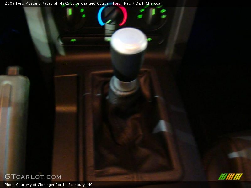 Torch Red / Dark Charcoal 2009 Ford Mustang Racecraft 420S Supercharged Coupe