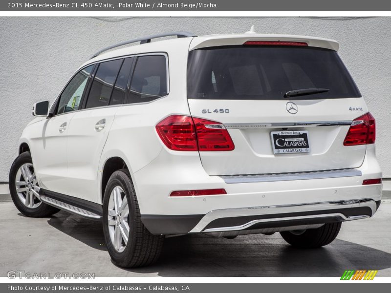 Polar White / Almond Beige/Mocha 2015 Mercedes-Benz GL 450 4Matic