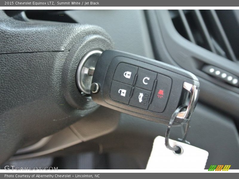 Summit White / Jet Black 2015 Chevrolet Equinox LTZ