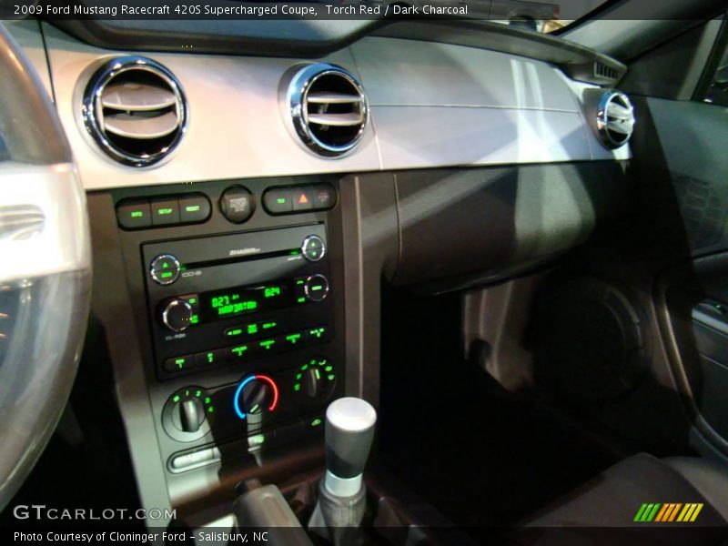 Torch Red / Dark Charcoal 2009 Ford Mustang Racecraft 420S Supercharged Coupe