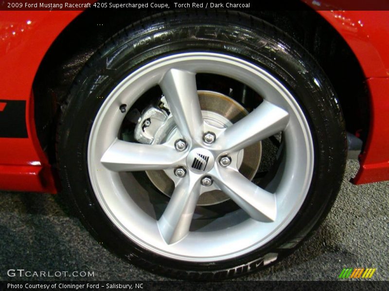 Torch Red / Dark Charcoal 2009 Ford Mustang Racecraft 420S Supercharged Coupe