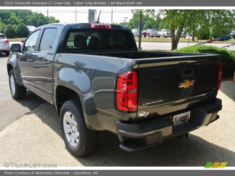 Cyber Gray Metallic / Jet Black/Dark Ash 2015 Chevrolet Colorado LT Crew Cab
