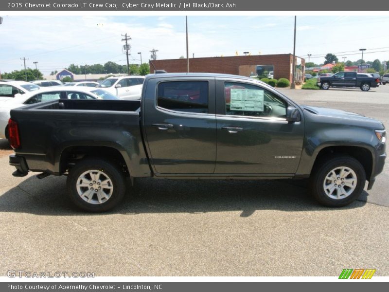 Cyber Gray Metallic / Jet Black/Dark Ash 2015 Chevrolet Colorado LT Crew Cab