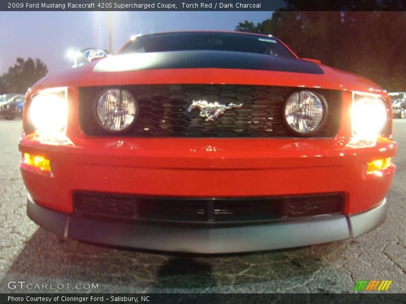 Torch Red / Dark Charcoal 2009 Ford Mustang Racecraft 420S Supercharged Coupe