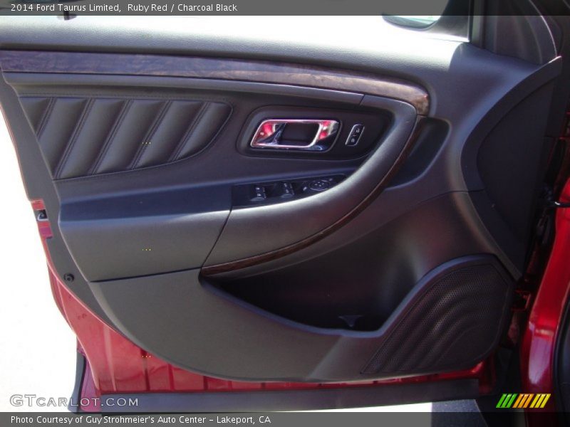 Ruby Red / Charcoal Black 2014 Ford Taurus Limited