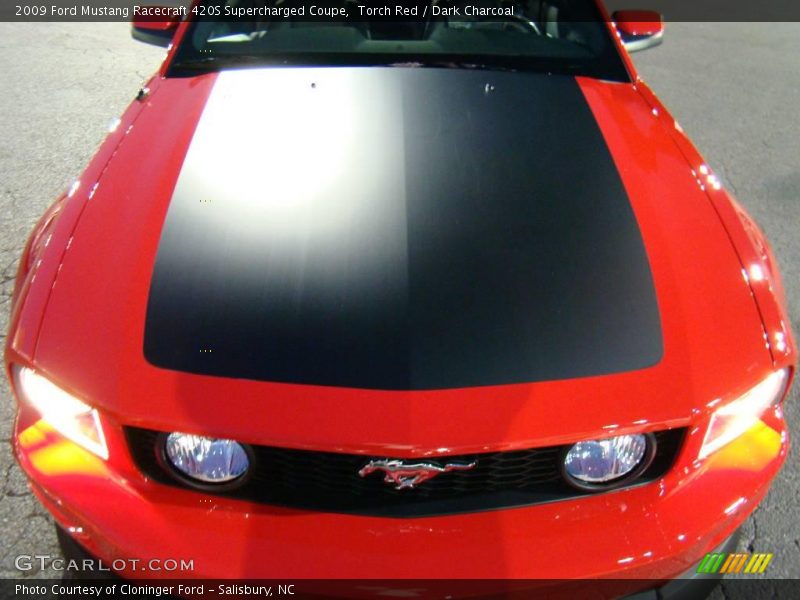 Torch Red / Dark Charcoal 2009 Ford Mustang Racecraft 420S Supercharged Coupe