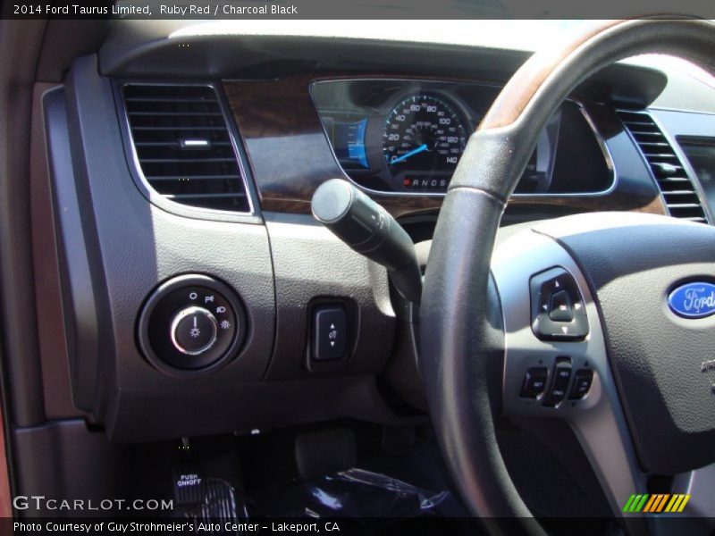 Ruby Red / Charcoal Black 2014 Ford Taurus Limited