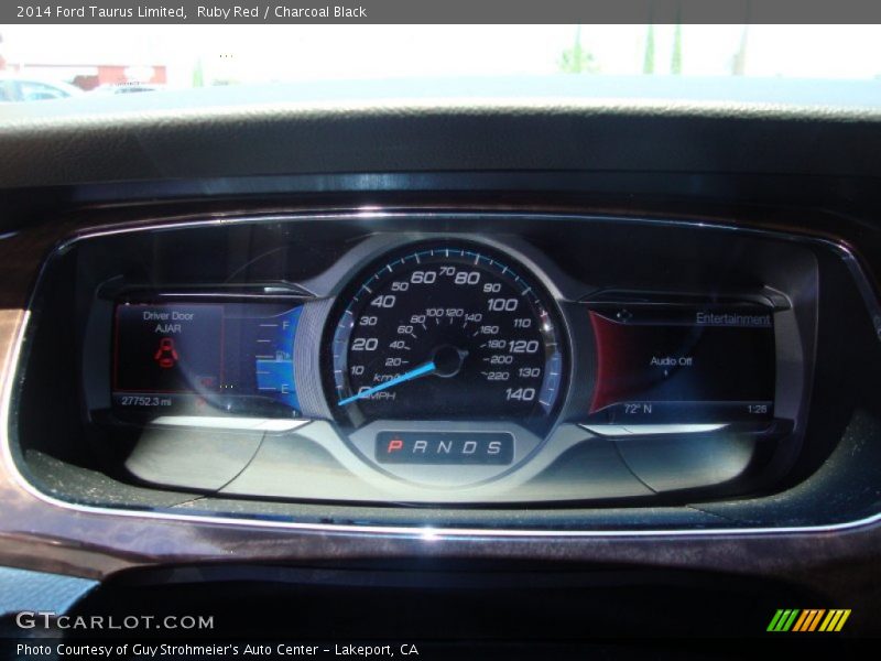Ruby Red / Charcoal Black 2014 Ford Taurus Limited