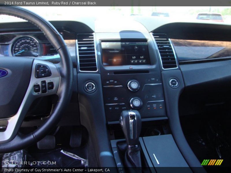 Ruby Red / Charcoal Black 2014 Ford Taurus Limited