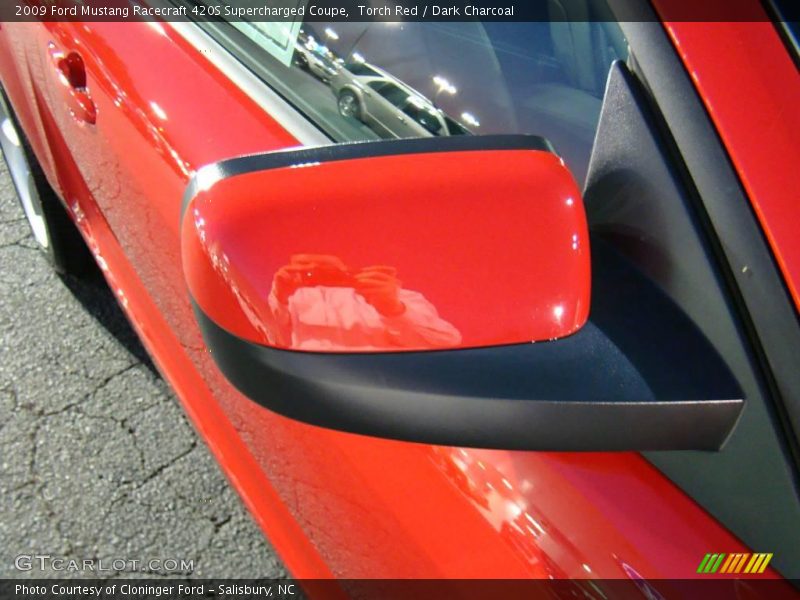 Torch Red / Dark Charcoal 2009 Ford Mustang Racecraft 420S Supercharged Coupe