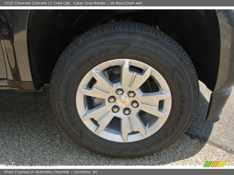 Cyber Gray Metallic / Jet Black/Dark Ash 2015 Chevrolet Colorado LT Crew Cab
