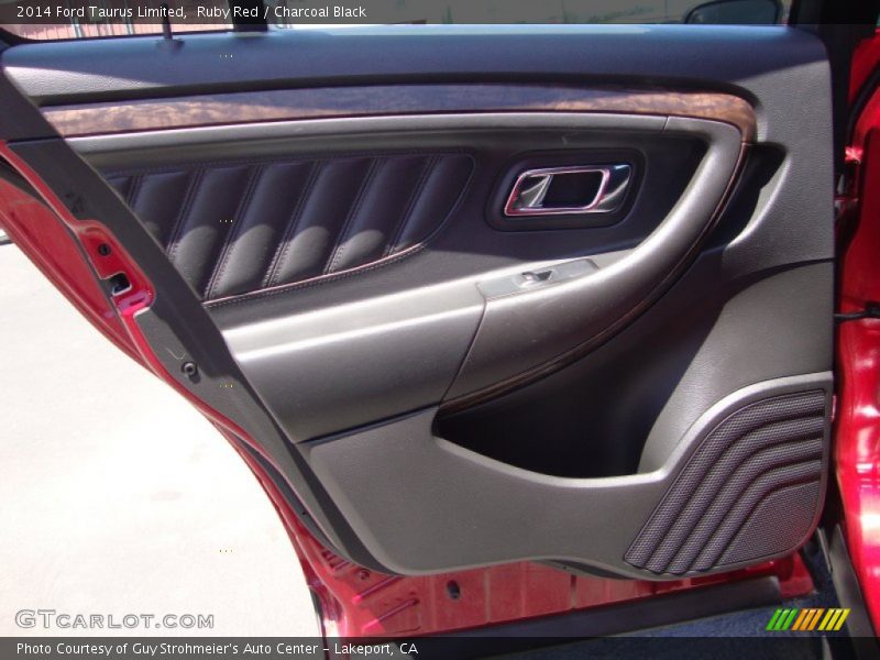 Ruby Red / Charcoal Black 2014 Ford Taurus Limited