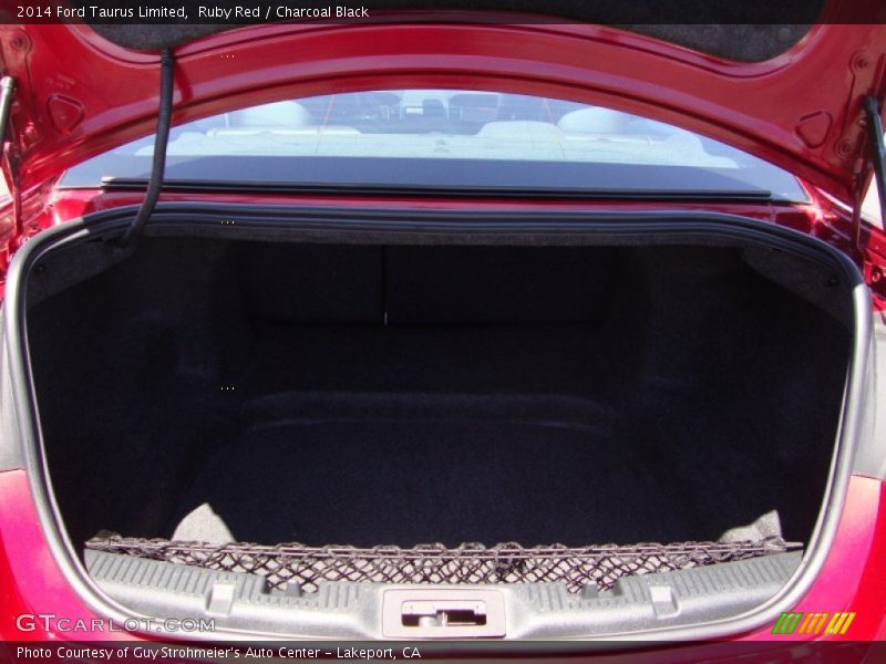 Ruby Red / Charcoal Black 2014 Ford Taurus Limited
