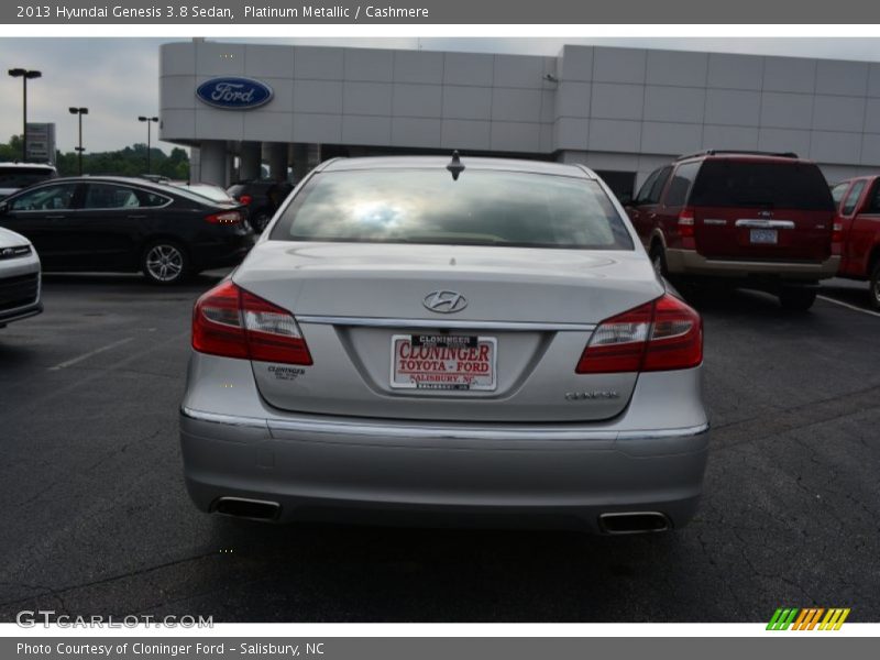 Platinum Metallic / Cashmere 2013 Hyundai Genesis 3.8 Sedan
