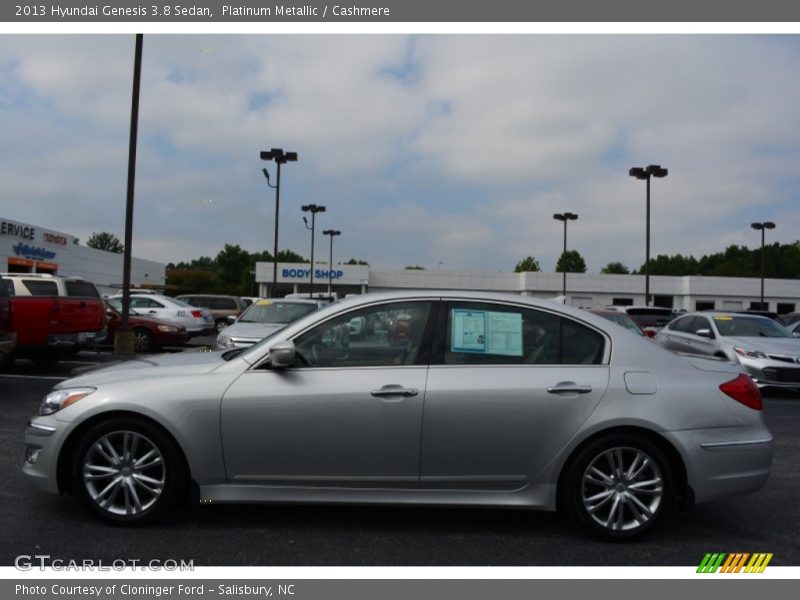 Platinum Metallic / Cashmere 2013 Hyundai Genesis 3.8 Sedan