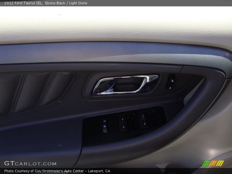 Ebony Black / Light Stone 2012 Ford Taurus SEL