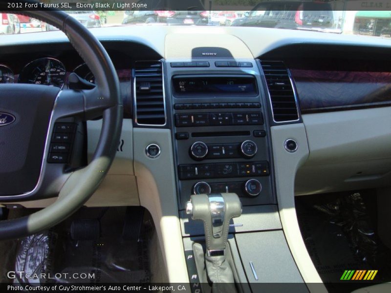 Ebony Black / Light Stone 2012 Ford Taurus SEL