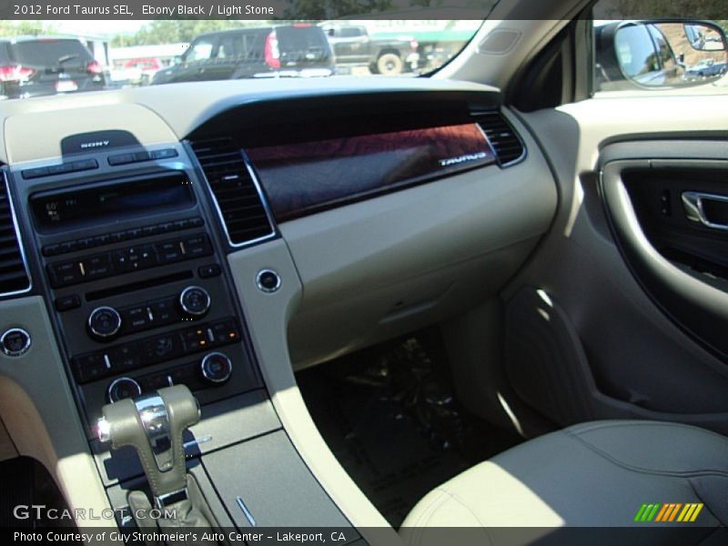 Ebony Black / Light Stone 2012 Ford Taurus SEL