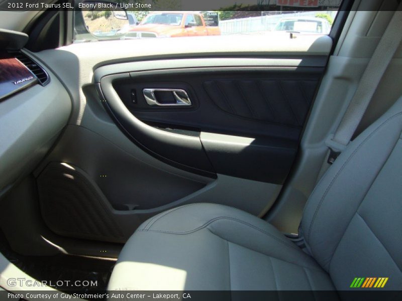 Ebony Black / Light Stone 2012 Ford Taurus SEL