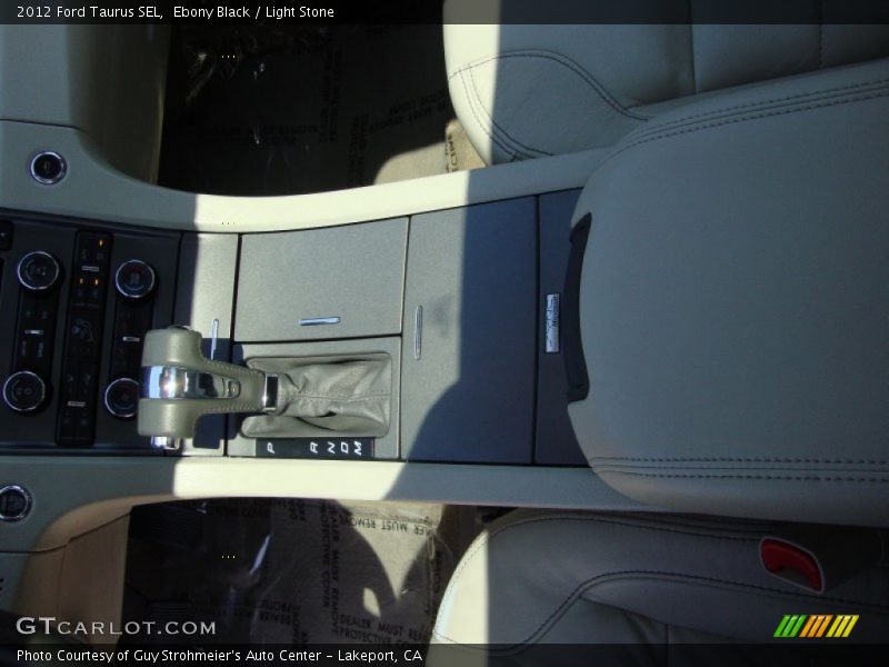 Ebony Black / Light Stone 2012 Ford Taurus SEL