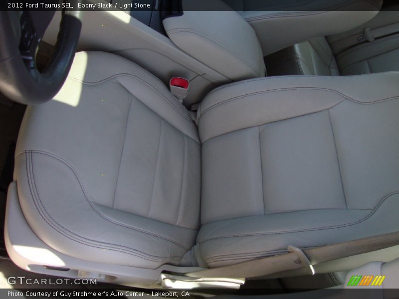 Ebony Black / Light Stone 2012 Ford Taurus SEL