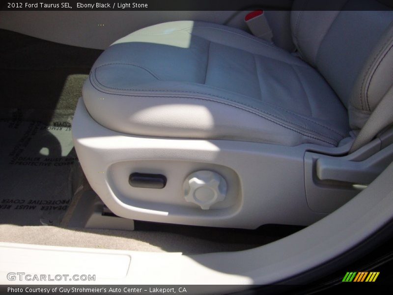 Ebony Black / Light Stone 2012 Ford Taurus SEL