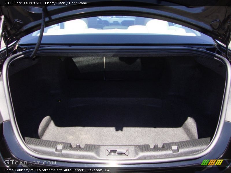 Ebony Black / Light Stone 2012 Ford Taurus SEL
