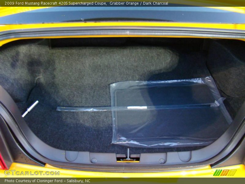 Grabber Orange / Dark Charcoal 2009 Ford Mustang Racecraft 420S Supercharged Coupe