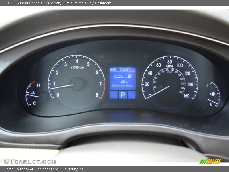 Platinum Metallic / Cashmere 2013 Hyundai Genesis 3.8 Sedan