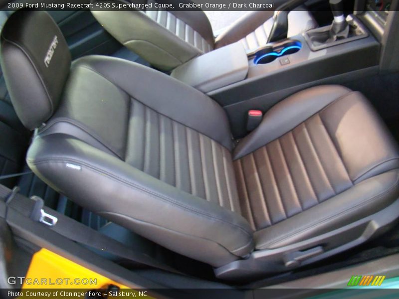 Grabber Orange / Dark Charcoal 2009 Ford Mustang Racecraft 420S Supercharged Coupe