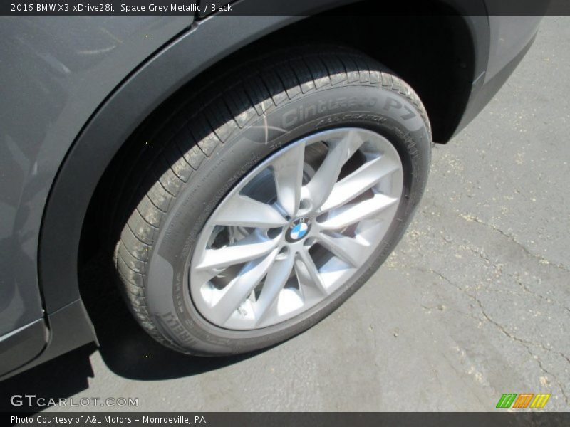 Space Grey Metallic / Black 2016 BMW X3 xDrive28i