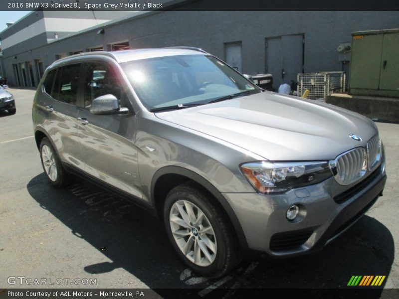 Space Grey Metallic / Black 2016 BMW X3 xDrive28i