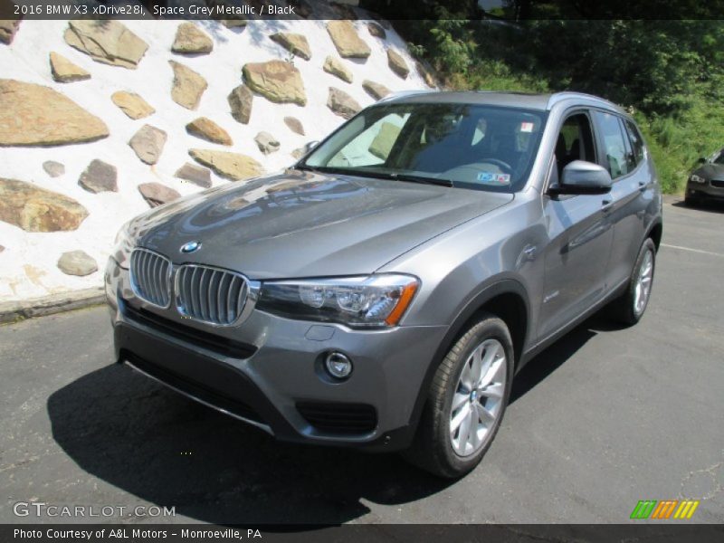 Space Grey Metallic / Black 2016 BMW X3 xDrive28i